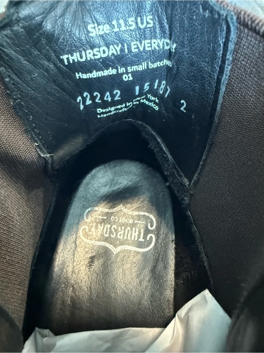 Thursday Boot Co Chelsea Boots Taupe Brown Leather Suede Mens 11.5